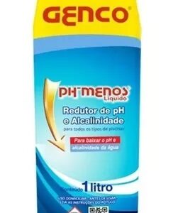 PH MENOS LIQUIDO REDUTOR PE PH E ALCALINIDADE GENCO 1LT