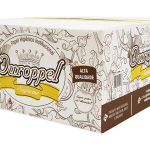 PAPEL HIGIENICO INSTITUCIONAL OUROPPEL SUPREME CAIXA COM 4X200M