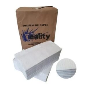 PAPEL TOALHA ITERFOLHAS LUXO REALITY PACOTE COM 1000 FOLHAS 22 X 21 2 DOBRAS