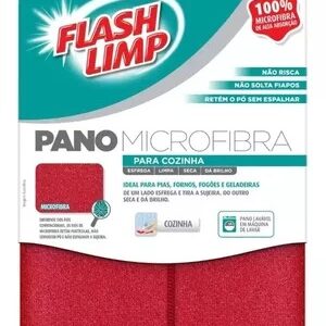 PANO DE MICROFIBRA PARA COZINHA FLASH LIMP