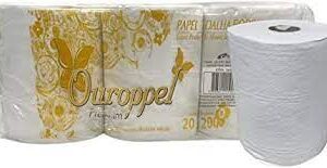 PAPEL TOALHA BOBINA OURUPPEL COM 6X20X200