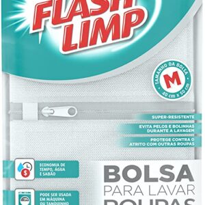 BOLSA PARA LAVAR ROUPAS TAMANHO MEDIO  40CM X 50CM FLASH LIMP