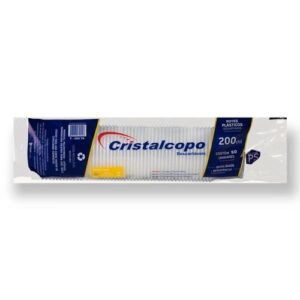 POTE PLASTICO DESCARTAVEL 200 ML CRISTALCOPO COM 50