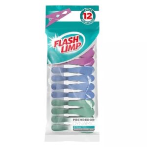 PRENDEDOR DINAMIC FLASH LIMP COM 12 PEÇAS