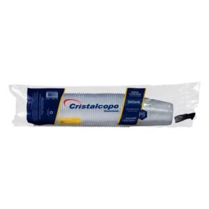 COPO DESCARTAVEL 300ML CRISTALCOPO COM 100 UN