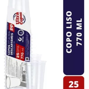 COPO 770ML TRANSP C/25 UN ULTRACOPO