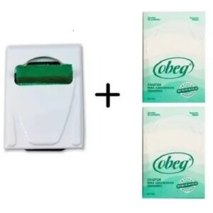 KIT DISPENSER DE COLETOR DE ABSORVENTE (1 DISPENSER + 2 REFILS)