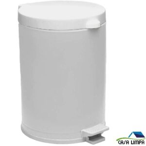 LIXEIRA COM PEDAL VIEL BRANCA 10,5 LTS