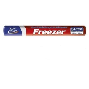 SACOS PLASTICOS PARA ALIMENTOS FREEZER 5 LITROS 50UN 27,5CMX40CM