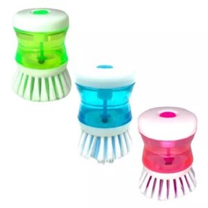 ESCOVA C/DISPENSER P/DETERGENTE COLORS 8,5X6CM0 23