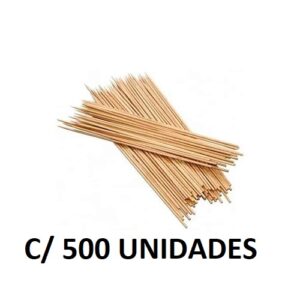 ESPETO 28 CM EMBALAGEM COM 500 UNIDADES