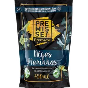 SABONETE LIQUIDO ALGAS MARINHAS PREMISSE 450ML REFIL
