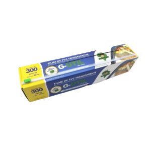 FILME DE PVC C/ TRILHO CORTANTE G-UTIL LARG.38CM 300 METROS