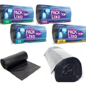 SACO LIXO TOP LIXO PRETO 15 LTS C/ 60 SACOS