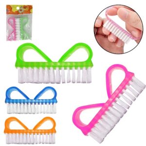 ESCOVA DE PLASTICO PARA UNHA C/2 UNIDADES