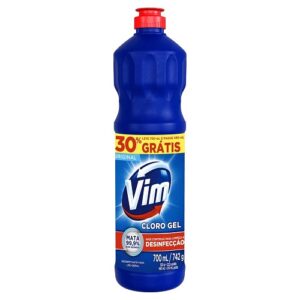 LIMPADOR VIM CLORO GEL ORIGINAL LEVE 700 ML E PAGUE 490 ML