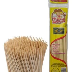 ESPETO DE BAMBU 25 CM ZECA C/ 40 UNIDADES