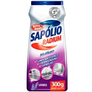 SAPÓLIO RADIUM MULTIUSO EM PÓ LIMÃO 300G BOMBRIL