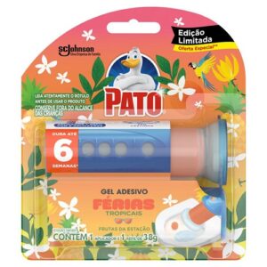 GEL ADESIVO PATO FÉRIAS TROPICAIS 1 APLICADOR + 1 REFIL DE 38 GR