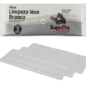 FIBRA LIMPEZA LEVE BRANCA C/3 UNIDADES SUPERPRO BETTANIN