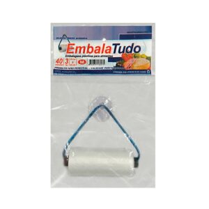 EMBALAGENS P/ ALIMENTOS EMBALA TUDO C/ SUPORTE 40UN 33CMX43CM