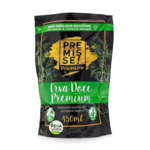 SABONETE LIQUIDO ERVA DOCE PREMIUM PREMISSE 450ML REFIL