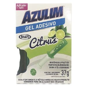 GEL ADESIVO AZULIM CITRUS  1 APLICADOR + 6 DISCOS DE GEL 37GR