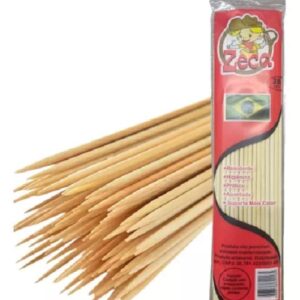 ESPETO DE BAMBU 28 CM ZECA C/ 40 UNIDADES