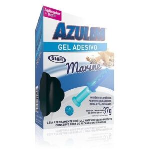 GEL ADESIVO AZULIM MARINE  1 APLICADOR + 6 DISCOS DE GEL 37GR