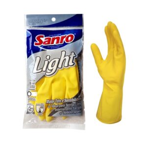 LLUVAS DE LATEX SANRO LIGHT AMARELA TAM. M-7
