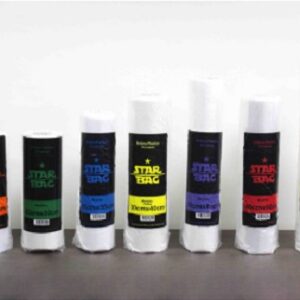 BOBINA PLÁSTICA PICOTADA STAR BAG 2,422KG 35CM X 45CM