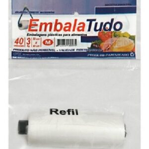 EMBALAGENS P/ ALIMENTOS EMBALA TUDO 40UN 33CMX43CM