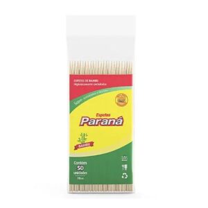 ESPETO DE BAMBU 18 CM PARANA C/ 50 UNIDADES
