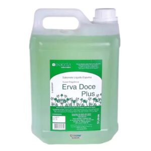 SABONETE LIQUIDO ESPUMA ERVA DOCE PLUS EXACCTA 5 LITROS