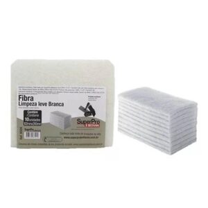 FIBRA LIMPEZA LEVE BRANCA C/ 10 UNIDADES SUPERPRO BETTANIN
