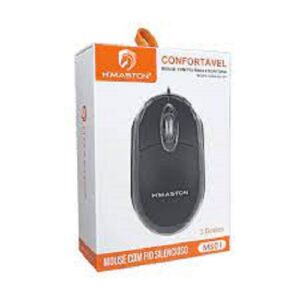 MOUSE COM FIO H’MASTON COM FIO MS01 C/ 3 BOTÕES