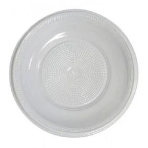 PRATO RASO BRANCO 22CM C/10 TRIK TRIK
