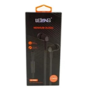 FONE DE OUVIDO C/ FIO LELONG X-BASS LE-0201 – 1,2MTS
