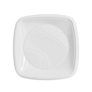 PRATO QUADRADO BRANCO 15X15 C/10 TRIK TRIK