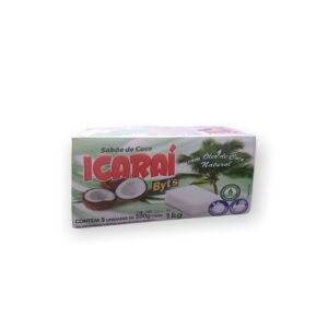 SABÃO DE COCO ICARAÍ BYT’S C/ ÓLEO DE COCO NATURAL 5X200G TOTAL 1KG