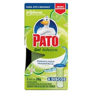 REFIL GEL ADESIVO PATO CITRUS 1 REFIL DE 38 GR