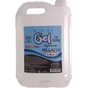 ÁLCOOL GEL ANTISSEPTICO MEGAFIO 70INPM 5 LITROS