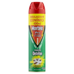 INSETICIDA AEROSOL MORTEIN PRO DETEFON C/ ÓLEIO DE EUCALIPTO 400ML/322G