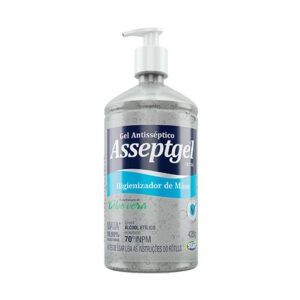 GEL ANTISSÉPTICO ASSEPTGEL C/ ALOE VERA 420G PUMP START