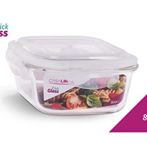 POTE EM VIDRO COM TAMPA HERMÉTICA