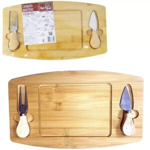 CONJUNTO PARA FRIOS EM BAMBU TOP CHEF