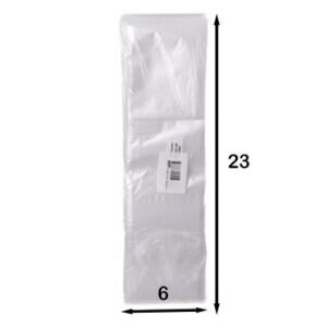 SACO PARA TALHER 6X23CM PEAD 1000 UNIDADES