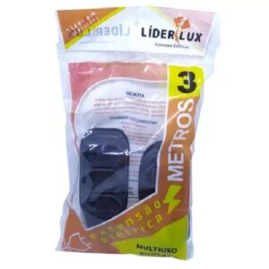EXTENSÃO ELÉTRICA 3 METROS MULTIUSO BIPOLAR 10A  BIVOLT 127-220 VOLTS 10A