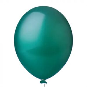 BALÃO REDONDO Nº9 LISO VERDE ART LATEX C/50
