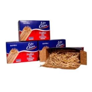 PALITO DE DENTE BAMBU CAIXA COM 5000 UNIDADES LIFE CLEAN